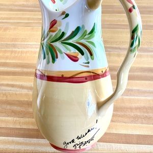 SLAH Autographed by Gail Siena Pitcher OOAK